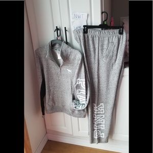 Nwt Victoria Secret pink large boyfriend fit sweat